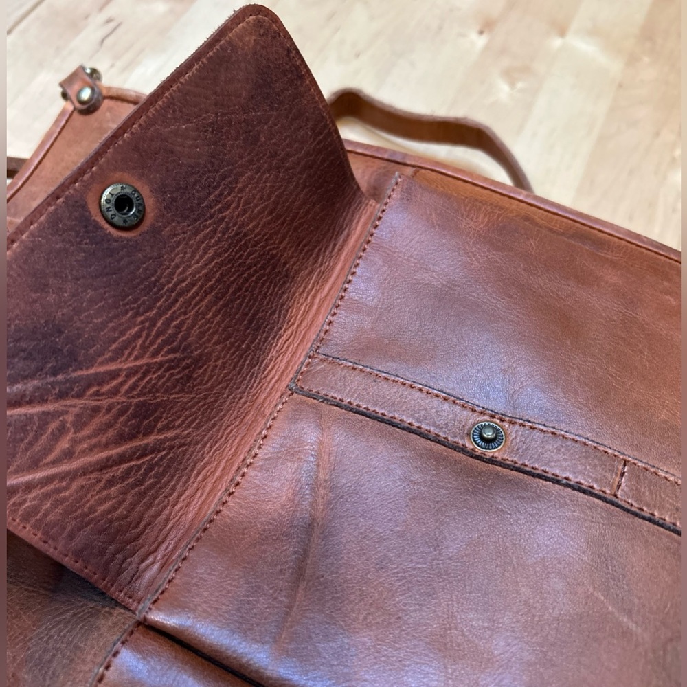 Distressed Multifunctional Backpack Crossbody Tote - Picture 10 of 14